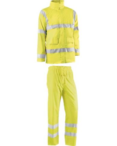 comprar Traje de agua de alta visibilidad con bandas reflectatnes Poseidón. HV750 Juba de JUBA - Ropa alta visibilidad