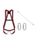 Kit Arnes Anticaida 27-C. Arnés + Cuerda + 2 Mosquetones. Climax