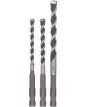 Set de 3 brocas Uneo SDS-Quick para hormigón 5, 6 y 8 mm. 2609256908 Bosch