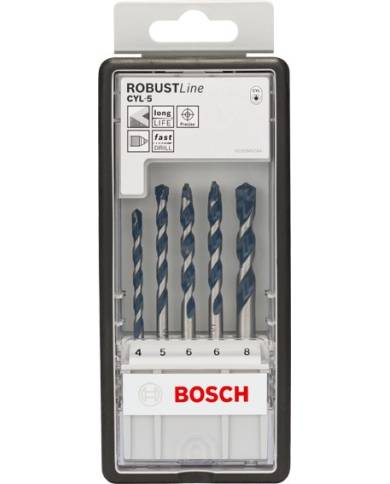 comprar Juego / set de 5 brocas CYL-5 Robustline para hormigón. 2608588165 Bosch de BOSCH - Brocas Y Coronas