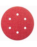 Disco lija C430 Ø150mm G80 6 perforaciones con velcro Blíster 5uds. 2608605718 Bosch