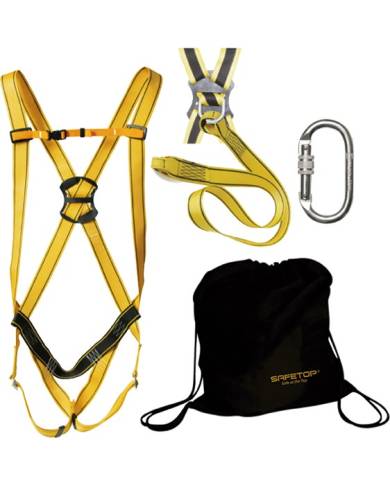 comprar kit Arnés Elbrus 51 + Eslinga + Mosquetón + Bolsa. 80704 Safetop de SAFETOP - Arneses comprar kit Arnés Elbrus 51 + Eslinga + Mosquetón + Bolsa. 80704 Safetop de SAFETOP - Arneses