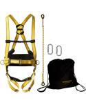 kit Arnés Elbrus 51 + Eslinga + Mosquetón + Bolsa. 80704 Safetop
