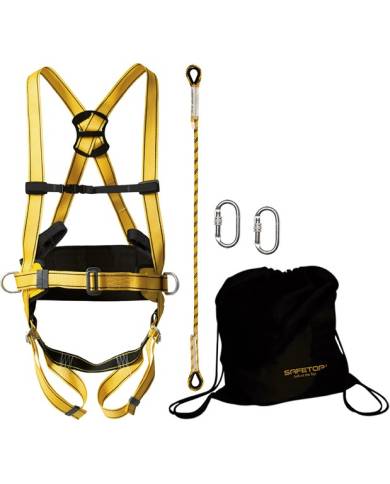 comprar Kit Arnés Elbrus 69B + Cuerda de 1m + 2 mosquetones + bolsa. 80706 Safetop de SAFETOP - Arneses comprar Kit Arnés Elbrus 69B + Cuerda de 1m + 2 mosquetones + bolsa. 80706 Safetop de SAFETOP - Arneses