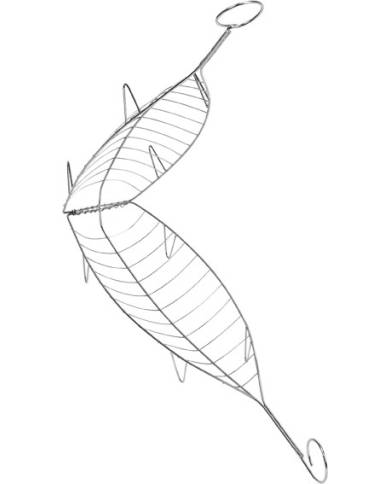 comprar Parrilla besuguera inox (doble abombada) 54x13.5x8cm. 2610 Sauvic de SAUVIC - Barbacoas