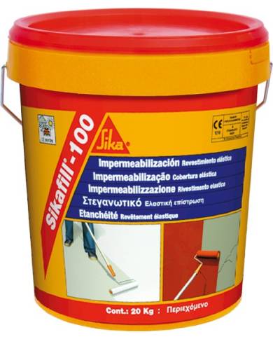 comprar Reves.Acrilico Sikafill-100 20Kg Rojo Te de SIKA - Inicio