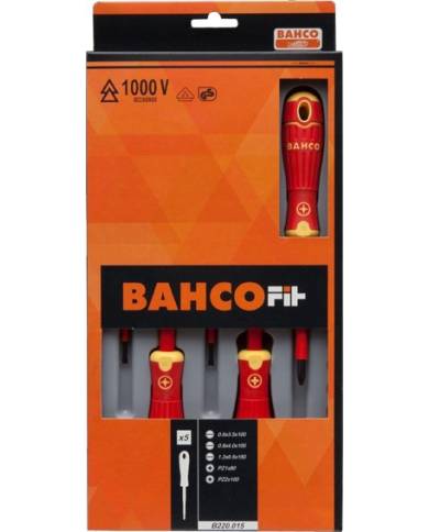 comprar Juego 5 destornilladores aislados BahcoFit. B220.005 Bahco de BAHCO - Conjuntos y sets comprar Juego 5 destornilladores aislados BahcoFit. B220.005 Bahco de BAHCO - Conjuntos y sets