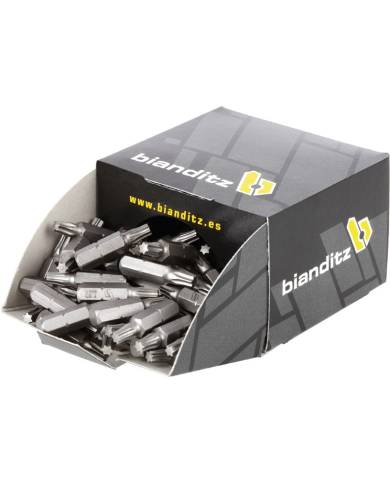 comprar Caja 100 puntas destornillador 1/4" HEX 10x25mm de BIANDITZ - Puntas comprar Caja 100 puntas destornillador 1/4" HEX 10x25mm de BIANDITZ - Puntas