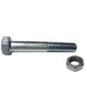 Tornillo Hexagonal DIN 931/934 6.8 Zincado 10X016. GDF