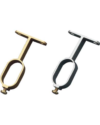 comprar 1 Soporte de aluminio para tubo armario ovalado dorado/plateado. Mod. 8 Amig de AMIG - Soportes, ángulos y palomillas comprar 1 Soporte de aluminio para tubo armario ovalado dorado/plateado. Mod. 8 Amig de AMIG - Soportes, ángulos y palomillas