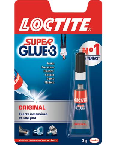 comprar Pegamento Super Glue3 original Tubo de 3g. Loctite de LOCTITE - Colas comprar Pegamento Super Glue3 original Tubo de 3g. Loctite de LOCTITE - Colas