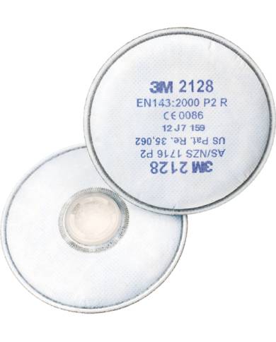 comprar 1 Filtro de partículas 2128 P2R para máscara 6200 y 6800. 3M de 3M - Respiratoria