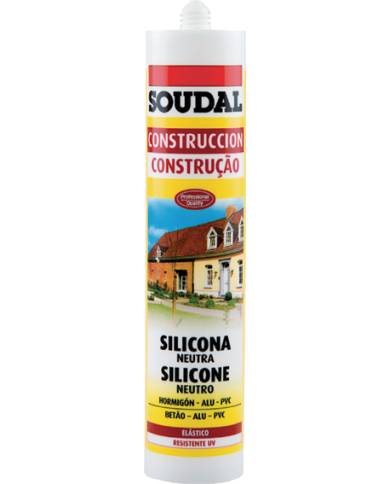 comprar Silicona Neutra blanca o transparente 300ml . Soudal de SOUDAL - Siliconas y masillas