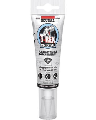 comprar Polímero T-Rex Cristal 125 ml. Transparente de SOUDAL - Inicio