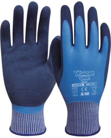 comprar Par de Guante de látex Wondergrip Aqua. G318 Safetop (Venta en packs de 12 pares) de SAFETOP - Guantes