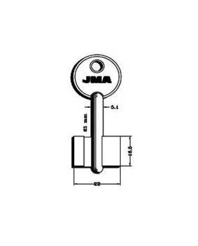 comprar 1 Llave de Gorja latón EUT 2G. JMA de J.M.A - Llaves en bruto y accesorios comprar 1 Llave de Gorja latón EUT 2G. JMA de J.M.A - Llaves en bruto y accesorios