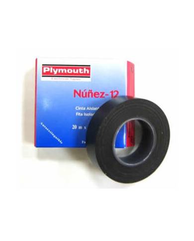 comprar Cinta aislante de PVC Nuñez-12 19mm x 20m. Plymotuh de PLYMOUTH - Cintas adhesivas comprar Cinta aislante de PVC Nuñez-12 19mm x 20m. Plymotuh de PLYMOUTH - Cintas adhesivas