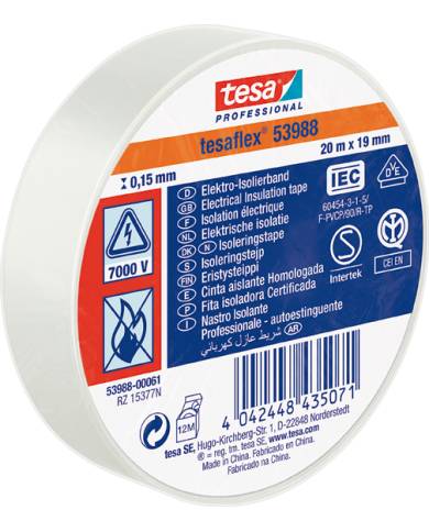 comprar Cinta aislante Tesaflex® 19mm x 10m. 53988 Tesa de TESA-TAPE - Cintas adhesivas comprar Cinta aislante Tesaflex® 19mm x 10m. 53988 Tesa de TESA-TAPE - Cintas adhesivas