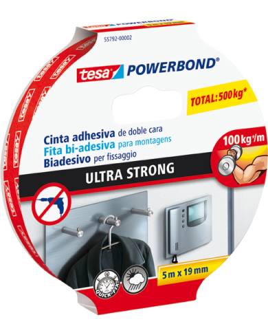 comprar Cinta doble cara Ultrastrong 55792 - 5m x 19mm. Tesa de TESA-TAPE - Cintas adhesivas comprar Cinta doble cara Ultrastrong 55792 - 5m x 19mm. Tesa de TESA-TAPE - Cintas adhesivas