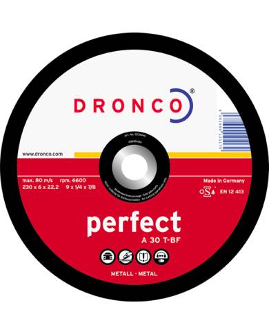 comprar Disco desbaste A30T Ø230x6x22.2mm. A30T-230 Dronco de DRONCO - Discos corte y desbaste comprar Disco desbaste A30T Ø230x6x22.2mm. A30T-230 Dronco de DRONCO - Discos corte y desbaste