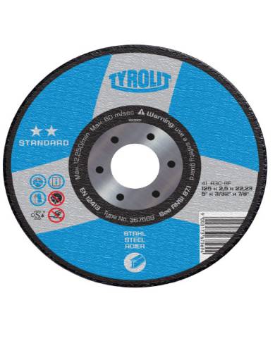 comprar Disco Standard 41X A60 BF43M-2T 300x3.5x22.2mm A60P4Vf43M-2T. 20018421 Tyrolit de TYROLIT - Discos corte y desbaste comprar Disco Standard 41X A60 BF43M-2T 300x3.5x22.2mm A60P4Vf43M-2T. 20018421 Tyrolit de TYROLIT - Discos corte y desbaste