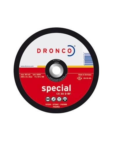 comprar Disco desbaste CS30S 230x6.0x22.2mm. CS30S-230 Dronco de DRONCO - Discos corte y desbaste comprar Disco desbaste CS30S 230x6.0x22.2mm. CS30S-230 Dronco de DRONCO - Discos corte y desbaste