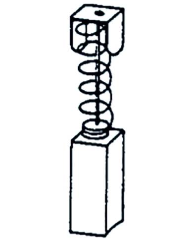 comprar Juego escobillas 2417021 para máquinas Virutex. 0551J Asein de ASEIN - Accesorios y recambios