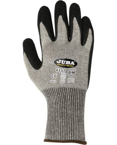 comprar Par de Guante algodón y elastano recubierto de nitrilo foam Agility Brush H4117 Juba (Venta en packs de 10 pares) de JUBA - Guantes