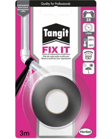 comprar Cinta autofundente FIX-IT Negra 3m. 2198905 Tangit de TANGIT - Cintas adhesivas comprar Cinta autofundente FIX-IT Negra 3m. 2198905 Tangit de TANGIT - Cintas adhesivas