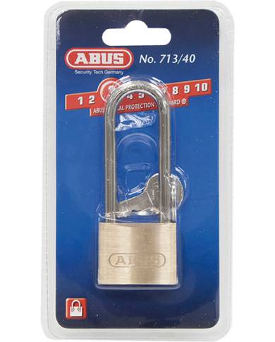 comprar Candado latón arco largo 713 blíster 40mm. 40HB40B Abus de ABUS - Candados comprar Candado latón arco largo 713 blíster 40mm. 40HB40B Abus de ABUS - Candados
