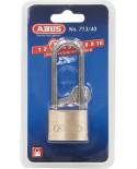 Candado latón arco normal 713 blíster 30mm. 30B Abus