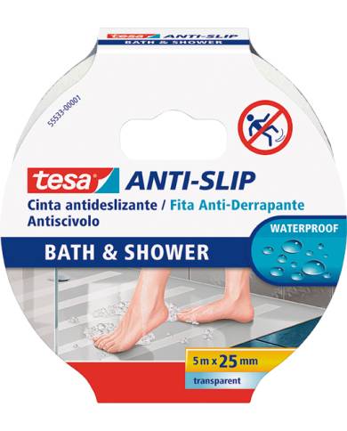 comprar Cinta antideslizante transparente Anti-Slip 25mm x 5m. 55533 Tesa de TESA-TAPE - Cintas adhesivas comprar Cinta antideslizante transparente Anti-Slip 25mm x 5m. 55533 Tesa de TESA-TAPE - Cintas adhesivas