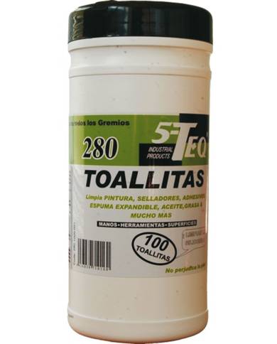 comprar Toallitas limpiadoras multiusos (100 unidades). 280 5-TEQ de 5-TEQ - Limpiadores comprar Toallitas limpiadoras multiusos (100 unidades). 280 5-TEQ de 5-TEQ - Limpiadores