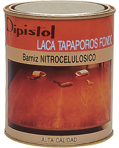 comprar Laca Tapaporos fondo. Barniz nitrocelulósico incoloro mate 750ml de DIPISTOL - Tratamientos madera