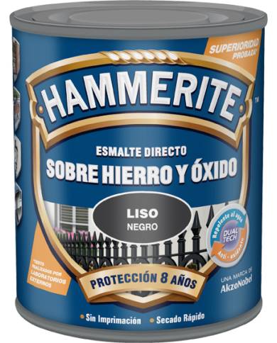 comprar 1 Bote Esmalte directo sobre hierro y óxido acabado liso brillante bote 750 ml. Hammerite de HAMMERITE - Esmaltes comprar 1 Bote Esmalte directo sobre hierro y óxido acabado liso brillante bote 750 ml. Hammerite de HAMMERITE - Esmaltes
