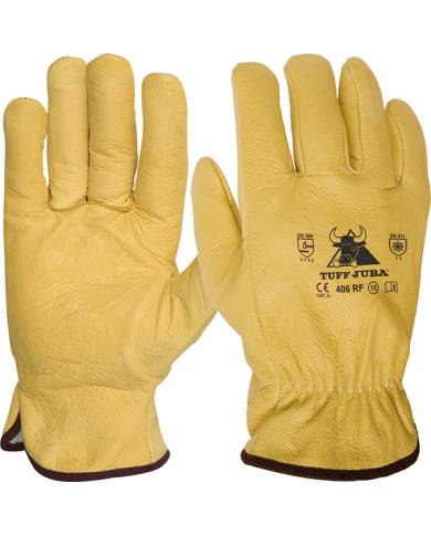 comprar Par de Guante flor vacuno con forro de algodón 406RF Tuff Juba (Venta en packs de 12 pares) de JUBA - Guantes