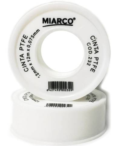 comprar Teflon crudo 19mm x 50m x 0,100mm de MIARCO - Arandelas Y Juntas