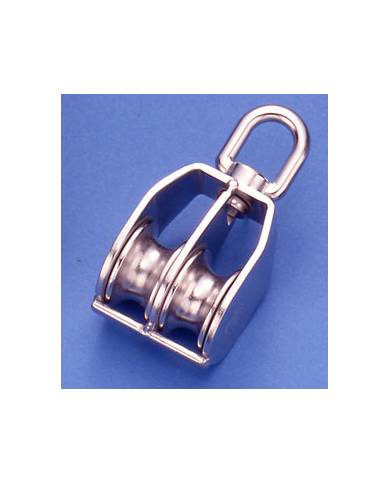 comprar Polea doble giratoria Inox 25mm. Quintas&Quintas de QUINTAS y QUINTAS - Tensores, sujeta cables y grilletes