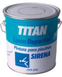 Pintura para piscina Sirena al agua. Bote 4 litros. Titan