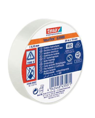 comprar Cinta aislante Tesaflex® 19mm x 10m. 53988 Tesa de TESA-TAPE - Cintas adhesivas comprar Cinta aislante Tesaflex® 19mm x 10m. 53988 Tesa de TESA-TAPE - Cintas adhesivas