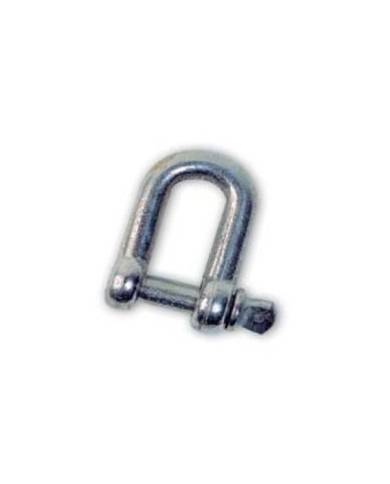 comprar Grillete cabeza punzón galvanizado 1/4" - 5/6mm. Cables y Eslingas de CABLES Y ESLINGAS - Tensores, sujeta cables y grilletes