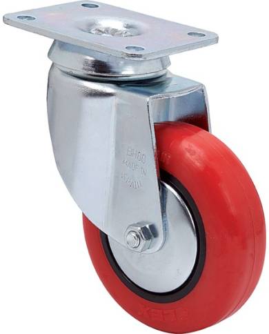 comprar Rueda BH-PPI Ø100 poliuretano con placa superior. 2-2462 Alex de ALEX - Ferretería