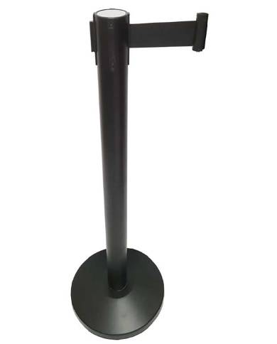 comprar Poste Negro C/Cinta Retrac.2M 10904Ex de JG SEÑALIZACION - Covid-19