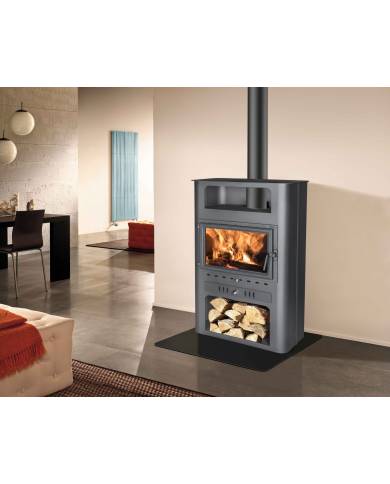 comprar Estufa de leña Madrid 706 - 18Kw 70x60.8x43.5cm. Theca de THECA - Estufas y calderas de leña