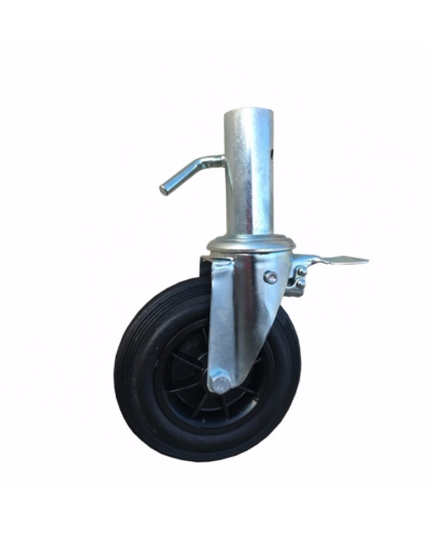 comprar Rueda giratoria andamio tradicional hembra Ø42mm. THECA de THECA - Andamios y caballetes comprar Rueda giratoria andamio tradicional hembra Ø42mm. THECA de THECA - Andamios y caballetes