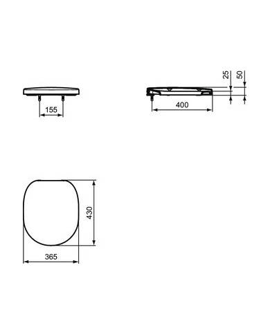 comprar Asiento amortiguado para inodoro Connect (Soft Ralentizado). Ideal Standard de Ideal Standard - Oulet