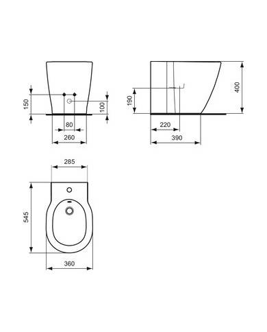 comprar Bidé suspendido Connect. Ideal Standard de Ideal Standard - Sanitarios comprar Bidé suspendido Connect. Ideal Standard de Ideal Standard - Sanitarios