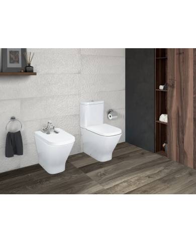 comprar Tapa Supralit® para bidé The Gap Sqauare Compact con caída amortiguada. A80673200B Roca de ROCA - Sanitarios