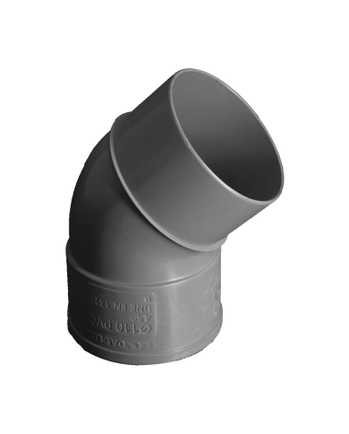 comprar Codo HM 315 - 45º de PVC CMH45 52040 Tecnoagua de TECNOAGUA - Accesorios PVC