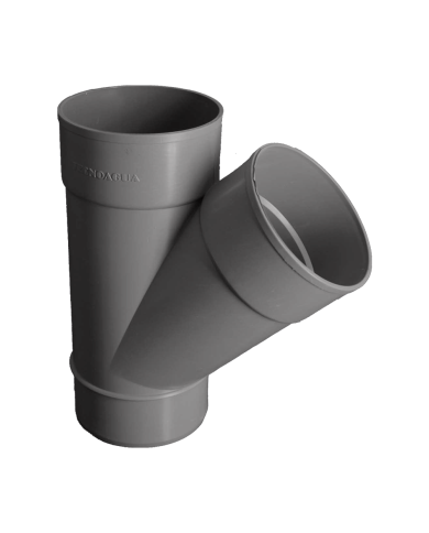 comprar Derivación simple MH 250 - 45º PVC. DMH45 52049 Tecnoagua de TECNOAGUA - Accesorios PVC